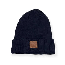 Load image into Gallery viewer, Tool &amp; Eye Collective X Little Dipper Leather: Fisherman Beanie - Slim - Navy
