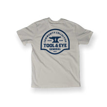 Load image into Gallery viewer, Tool &amp; Eye Collective - Staple Tee Natural/Navy
